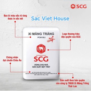 BÁO GIÁ XI MĂNG TRẮNG, XI MĂNG TRẮNG GIÁ MỚI NHẤT, XI MĂNG TRẮNG SCG PCW50I PCW30 GIAO HÀNG TẬN NƠI LH 0705.79.00.68