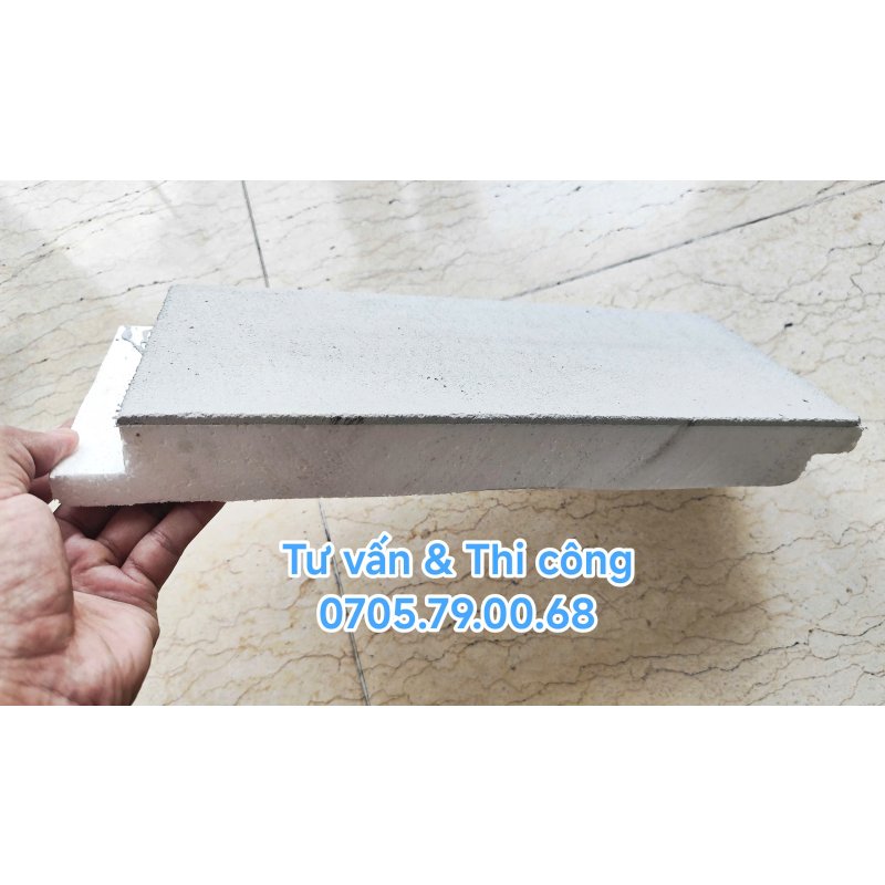 TẤM PANEL BÊ TÔNG NHẸ, DỰNG VÁCH, CHỐNG NÓNG MÁI TƯỜNG Liên hệ 0705.79.00.68