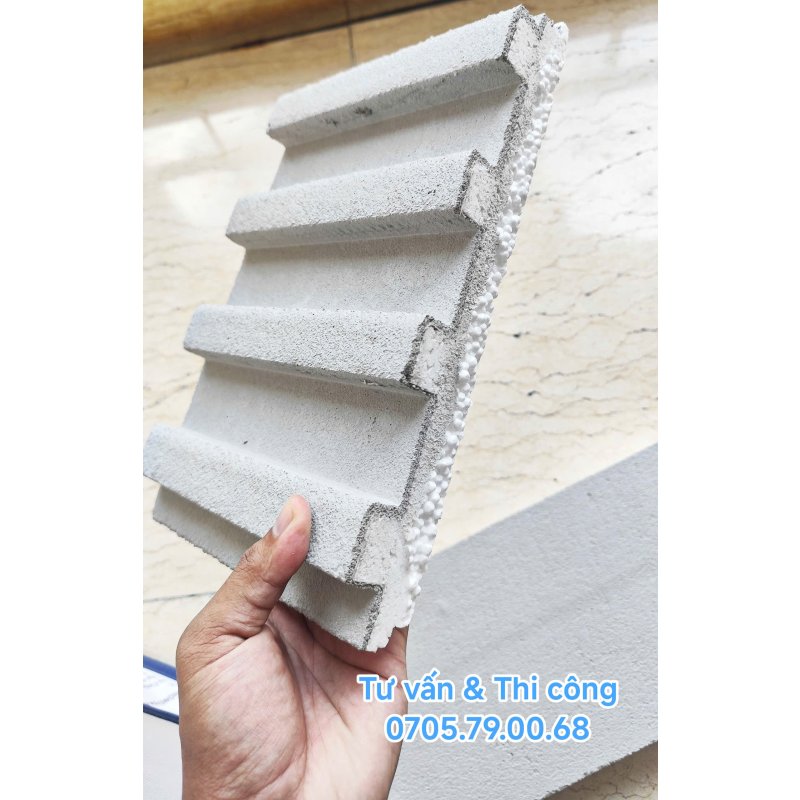 TẤM PANEL BÊ TÔNG NHẸ, DỰNG VÁCH, CHỐNG NÓNG MÁI TƯỜNG Liên hệ 0705.79.00.68