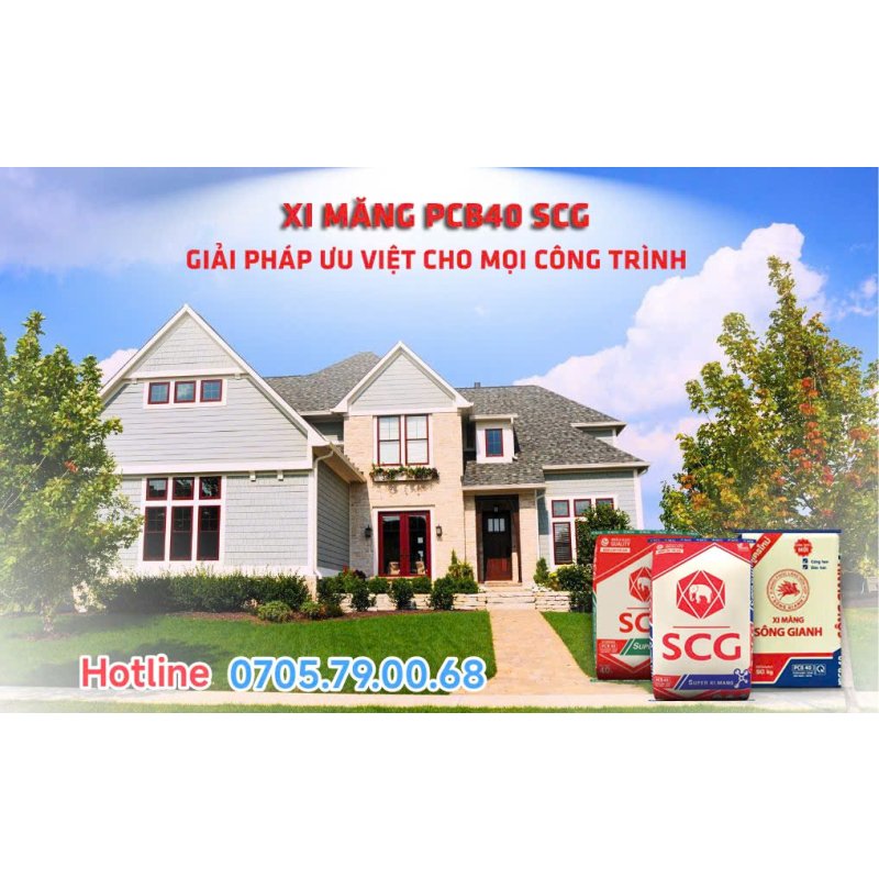 XI MĂNG SCG PCB40, SCG SUPER XI MĂNG PCB40 Liên hệ 0705.79.00.68 Zalo