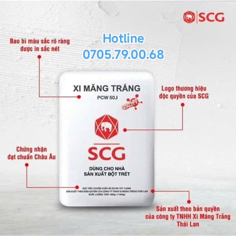 GIÁ XI MĂNG TRẮNG BAO NHIÊU, XI MĂNG TRẮNG MUA Ở ĐÂU liên hệ 0705.79.00.68