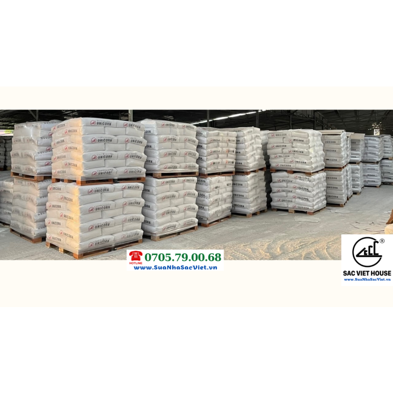 XI MĂNG TRẮNG UNICORN liên hệ 0705790068